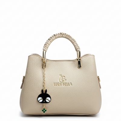 Ivory Pebble Handbag