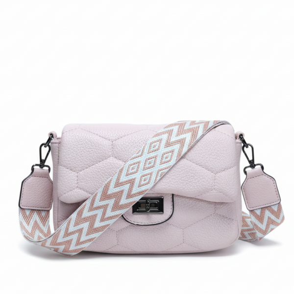 Pure Leather Shoulderbag LightPink